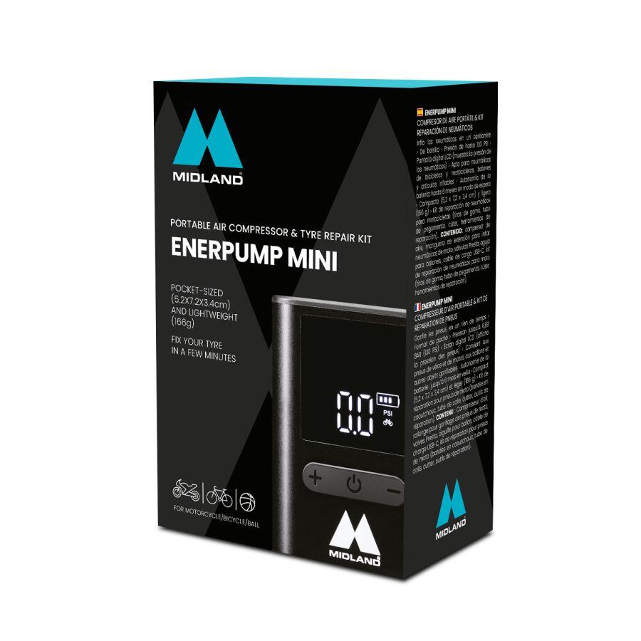 MIDLAND ENERPUMP MINI Compresseur d'air portable 6 BAR Batterie 1000 mAh 4/4
