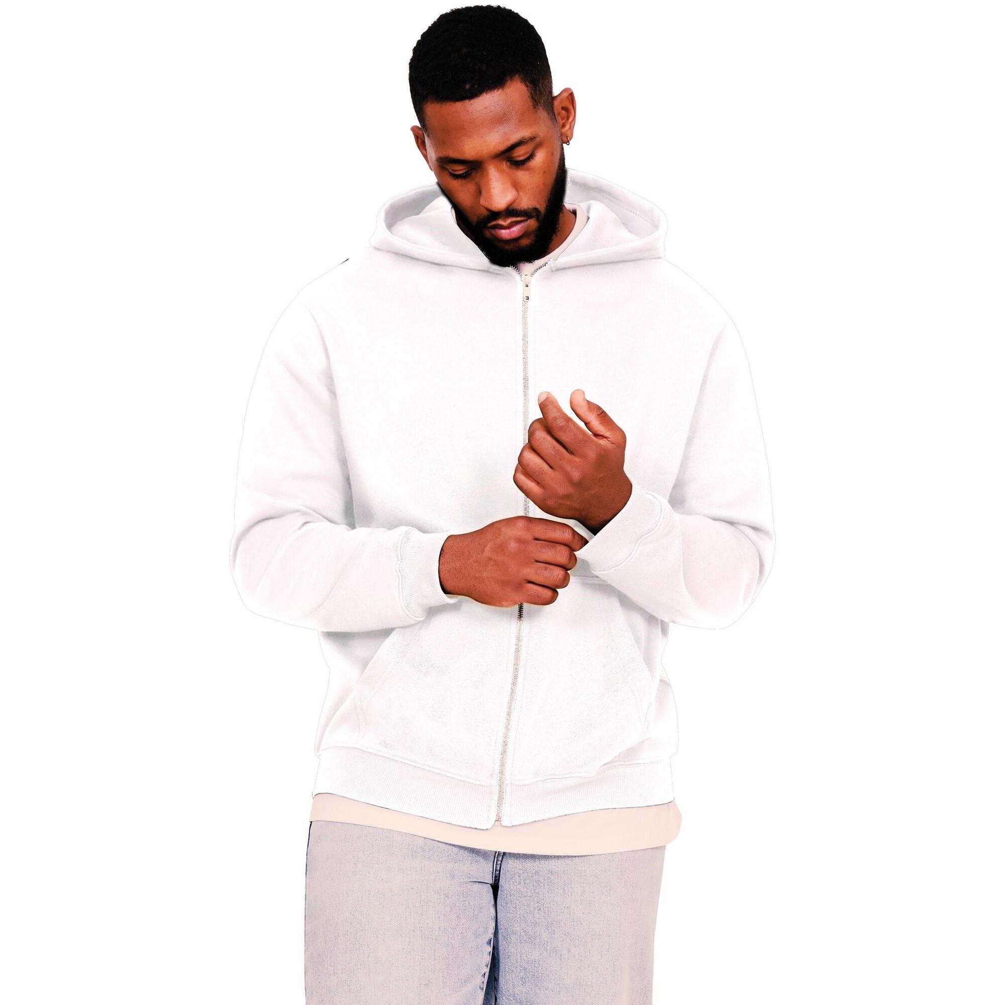 Casual Classics Mens Core Ringspun Cotton Full Zip Hoodie