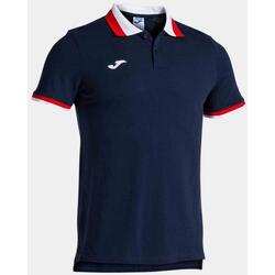 Polo Manches Courtes Enfants Joma Confort II Bleu Marine