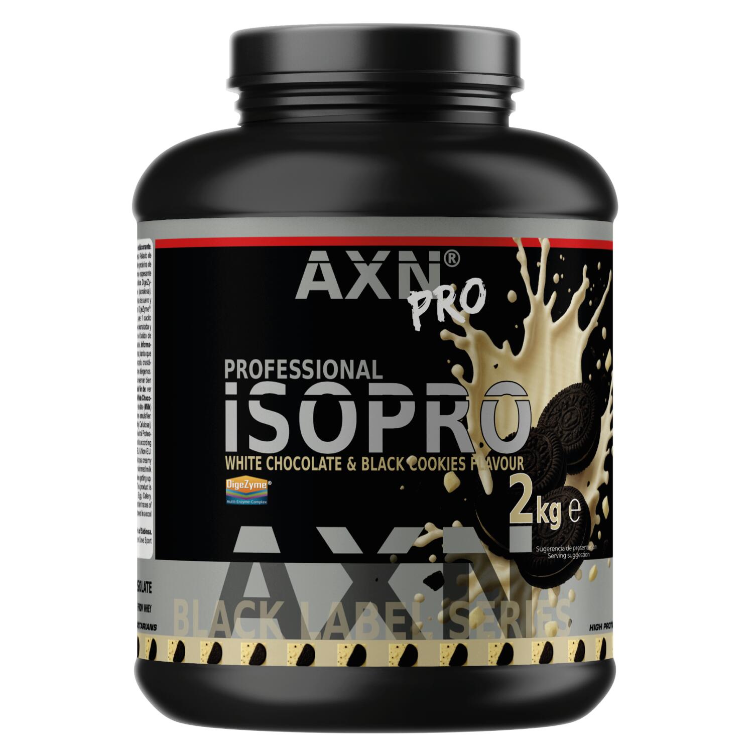 AXN PRO - ISOPRO (con DigeZyme®) -2kg – White Chocolate & Black Cookies 3/3