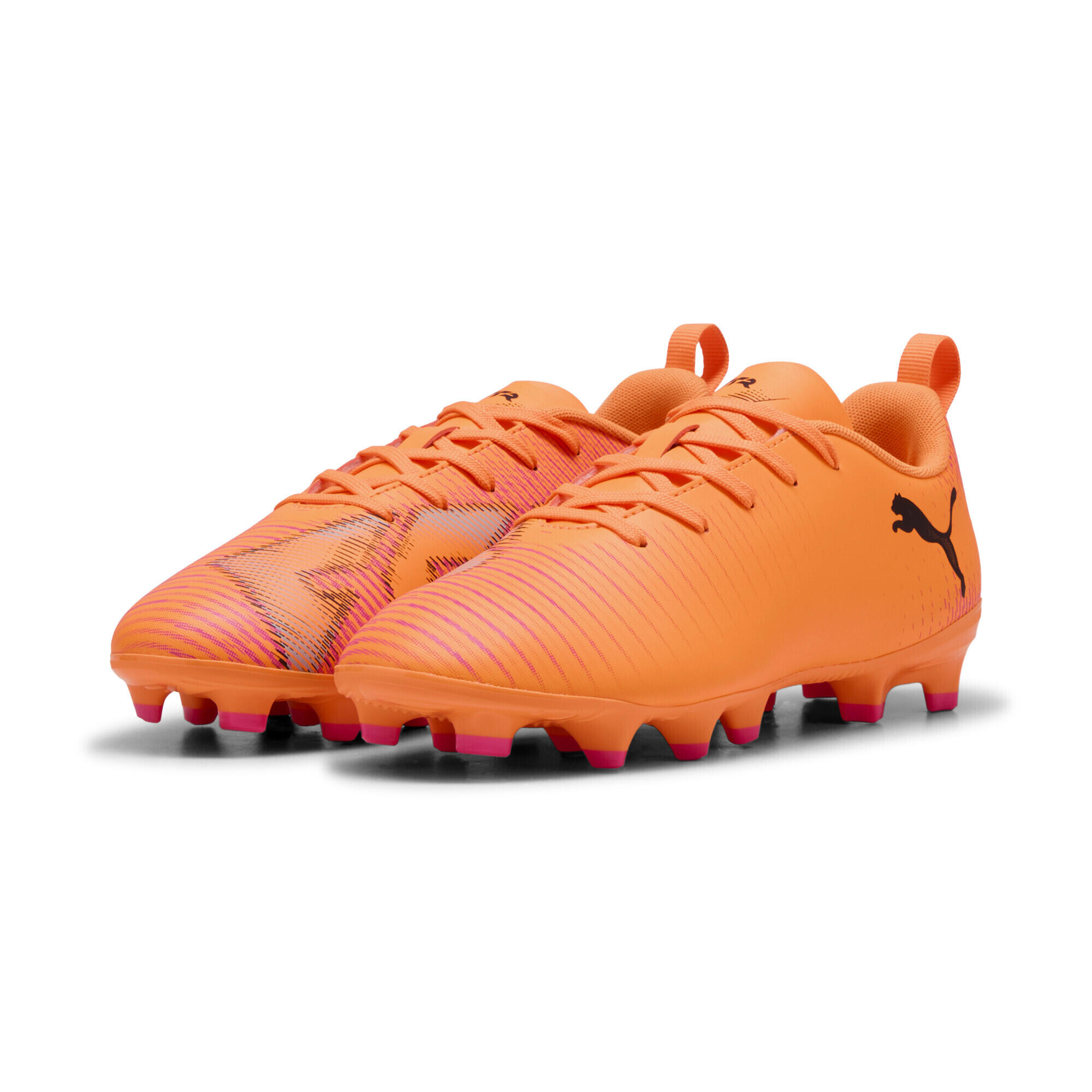 Puma - Chaussures De Football Future 8 Play Fg/ag Enfant Et Adolescent Puma - Chaussures De Football - Jaune|noir|orange|rose - Decathlon