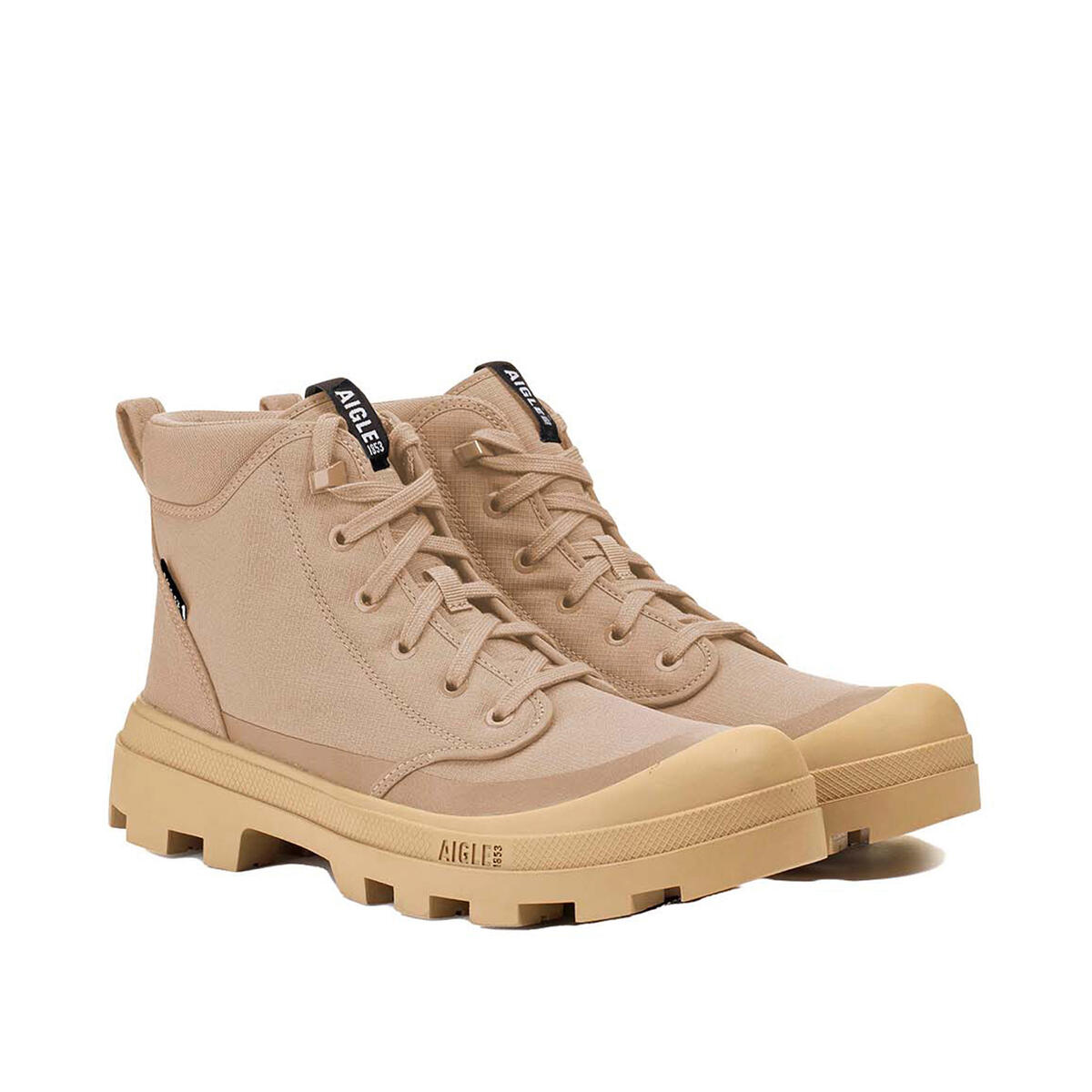 Chaussure de marche montante en ployester recyclé  TENERE HIKE Unisexe Beige 2/4
