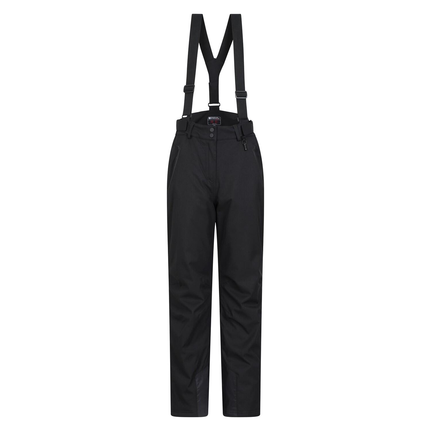 MOUNTAIN WAREHOUSE Donna Impermeabile Pantaloni Da Sci Mountain Warehouse Chalet Extreme Nero