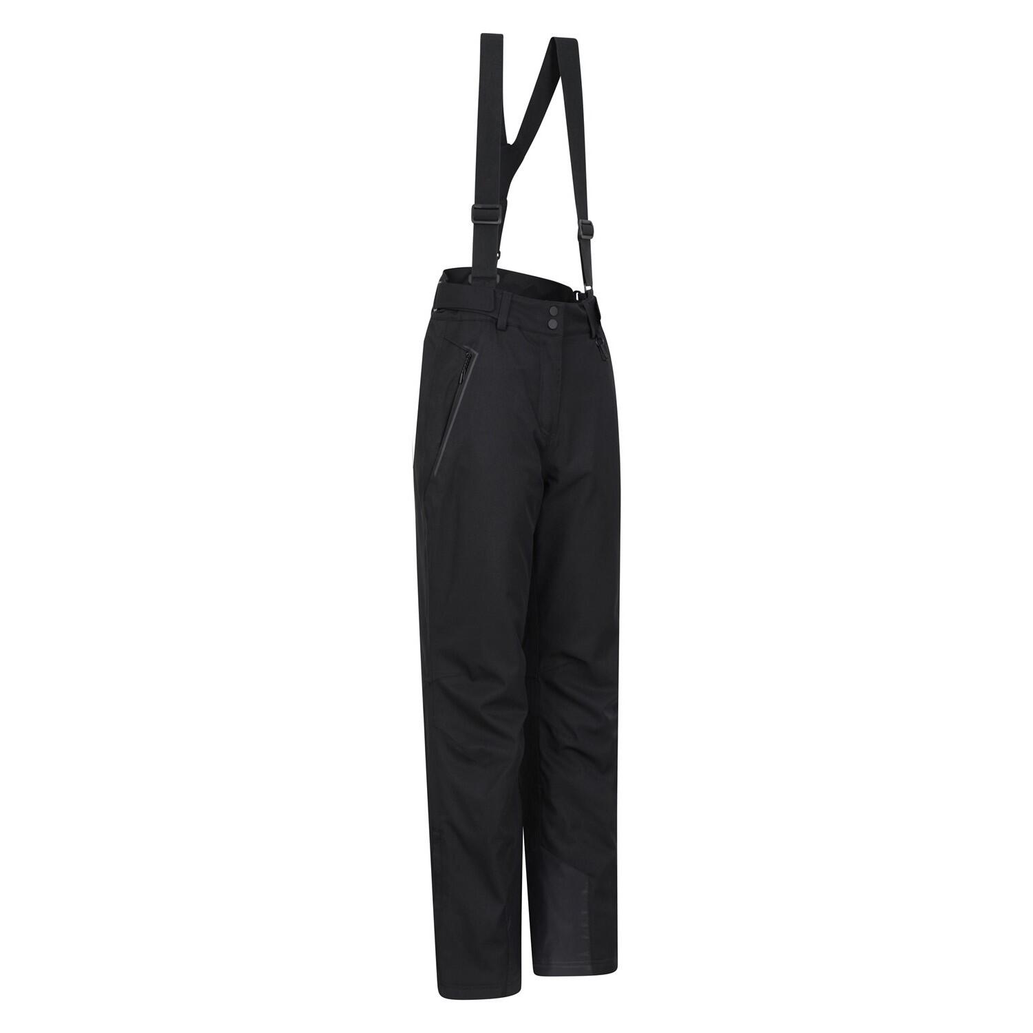 Womens/Ladies Chalet Extreme Waterproof Ski Trousers (Black) 4/4
