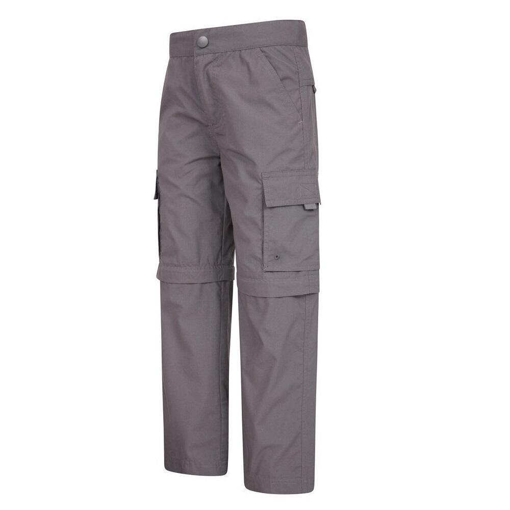 Pantalon De Sport Enfant (Gris Foncé) 3/4