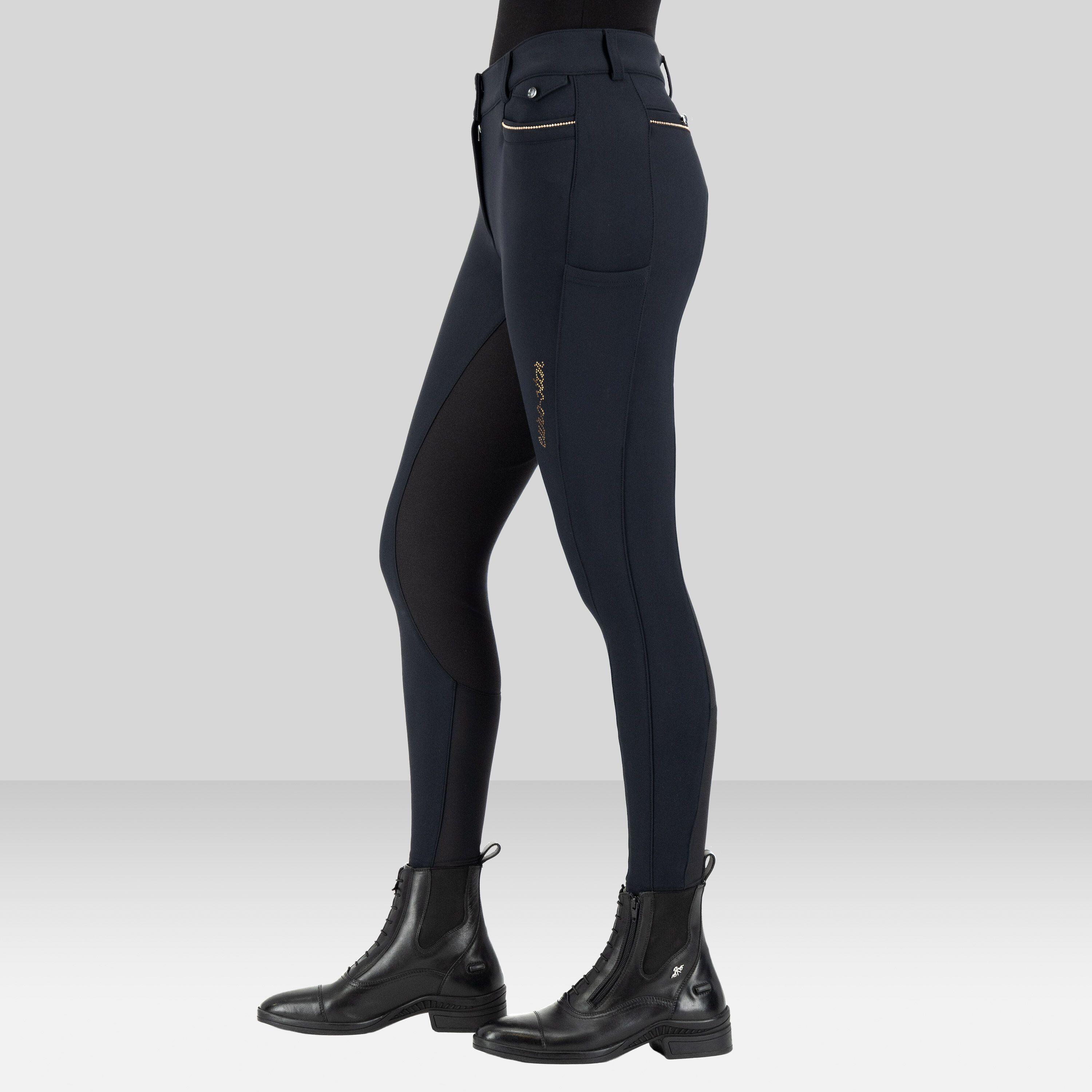 Pantalón de equitación Full Grip Euro-Star Arielle Connect 3/4