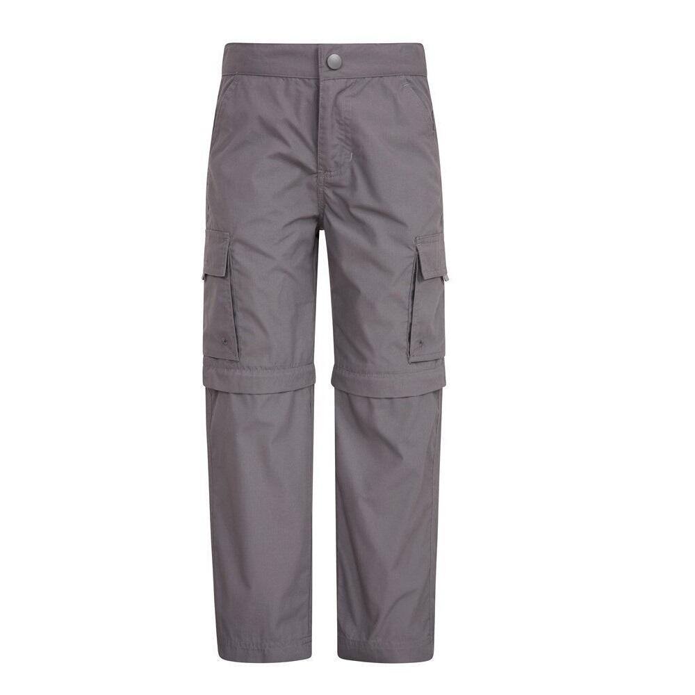 MOUNTAIN WAREHOUSE Pantaloni Convertibile Active Bambini Mountain Warehouse Grigio Scuro