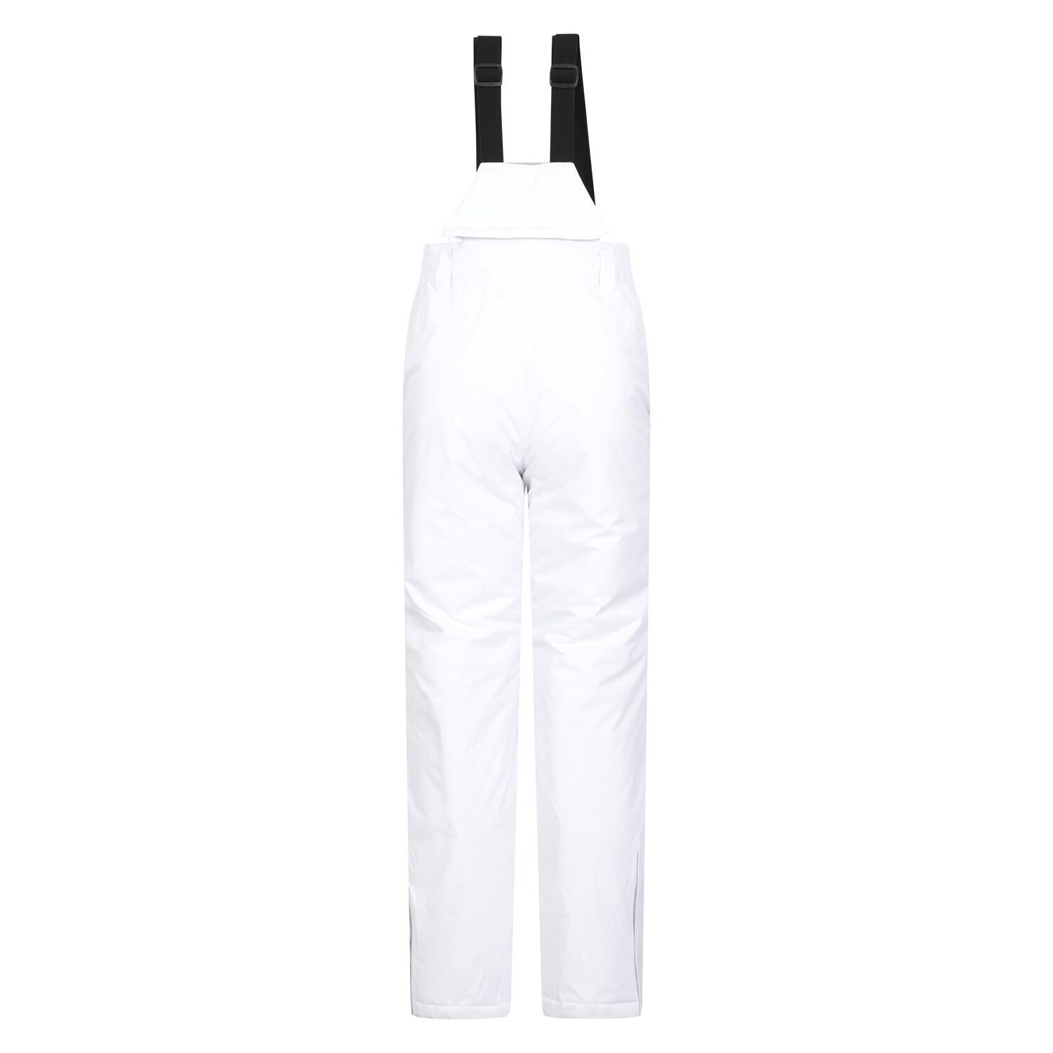 Womens/Ladies Moon II Ski Trousers (White) 2/4