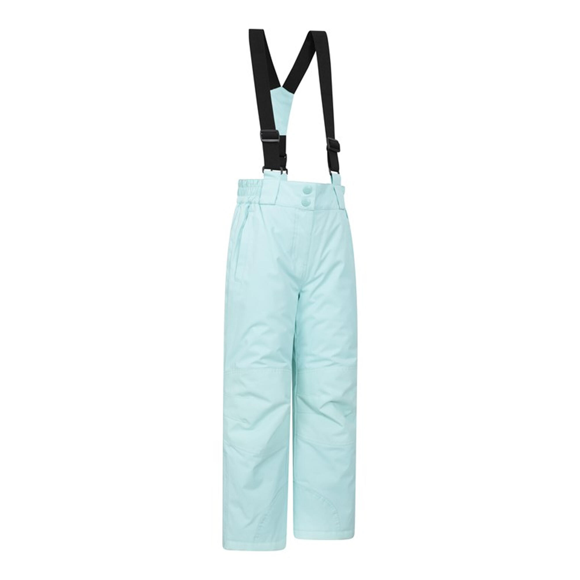 Skihosen "Honey" Kinder Helles Aquamarin 4/4