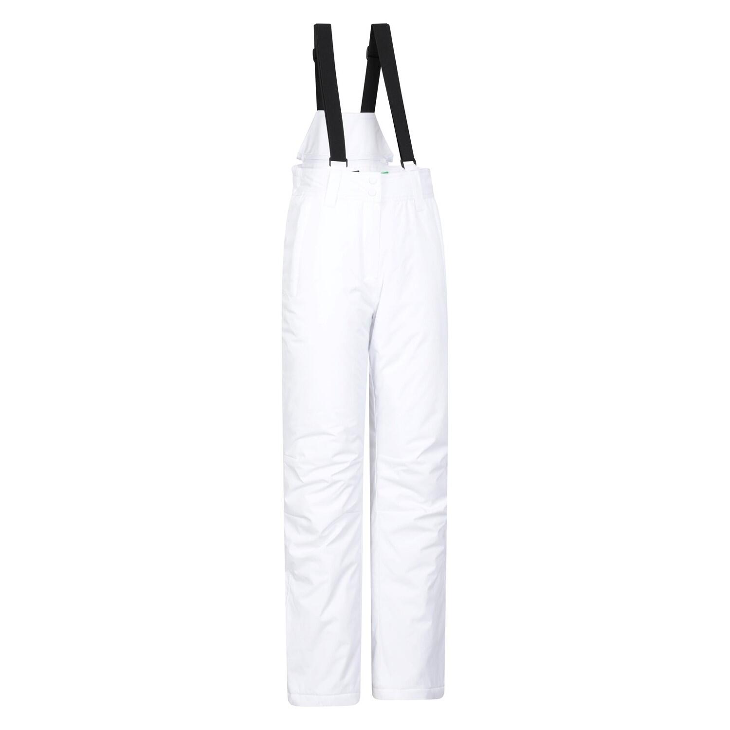 Womens/Ladies Moon II Ski Trousers (White) 4/4