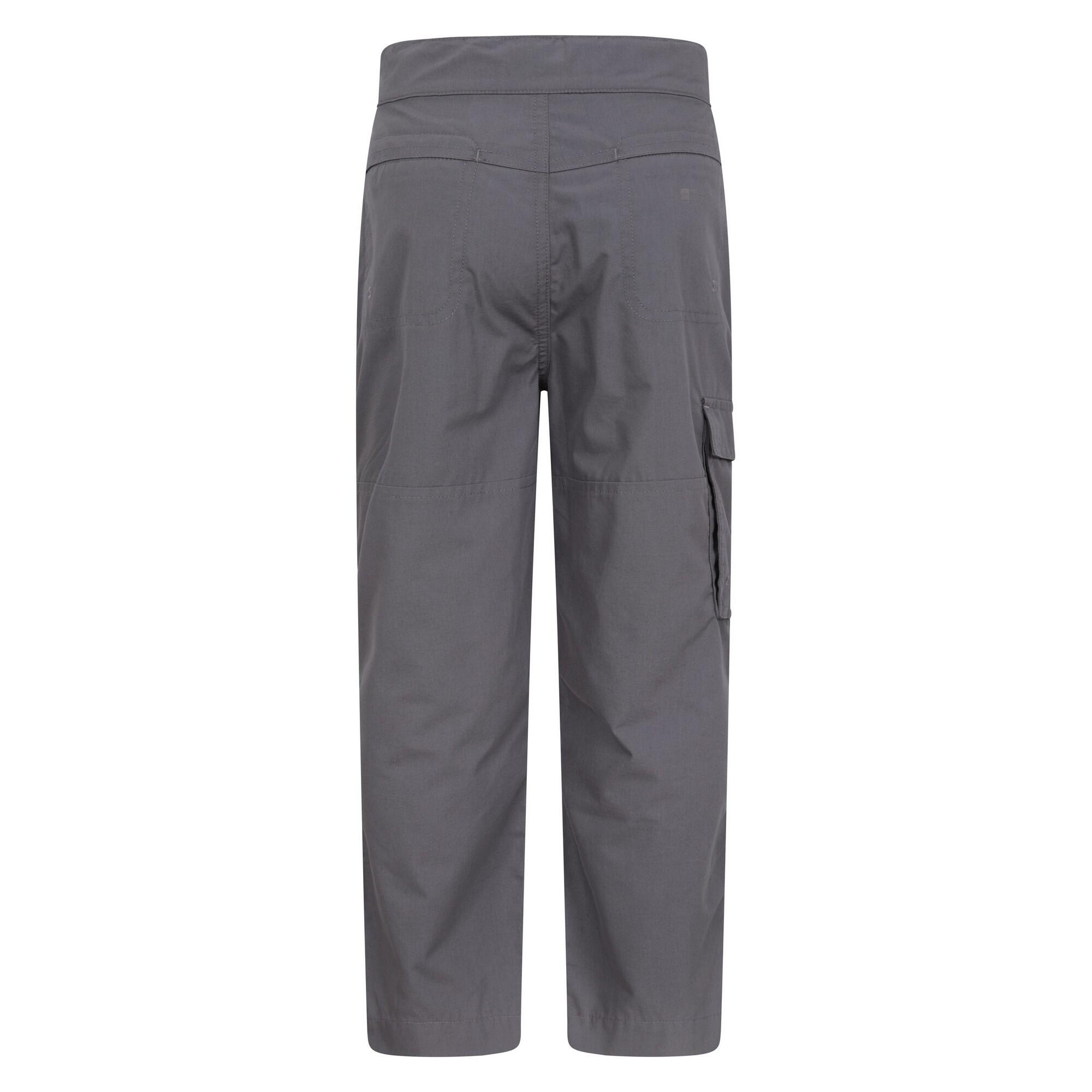 Childrens/Kids Active Hiking Trousers (Dark Grey) 2/4
