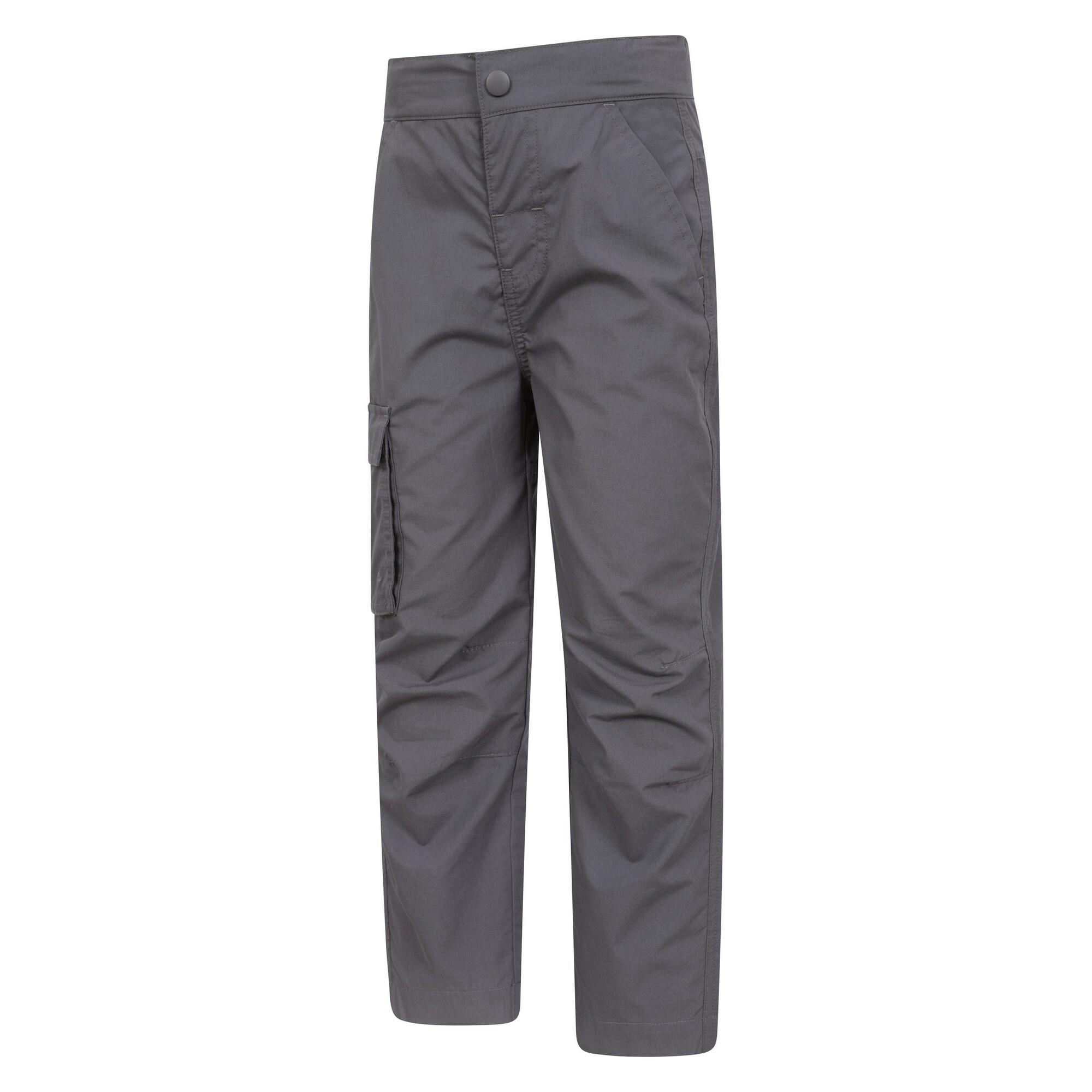Childrens/Kids Active Hiking Trousers (Dark Grey) 4/4