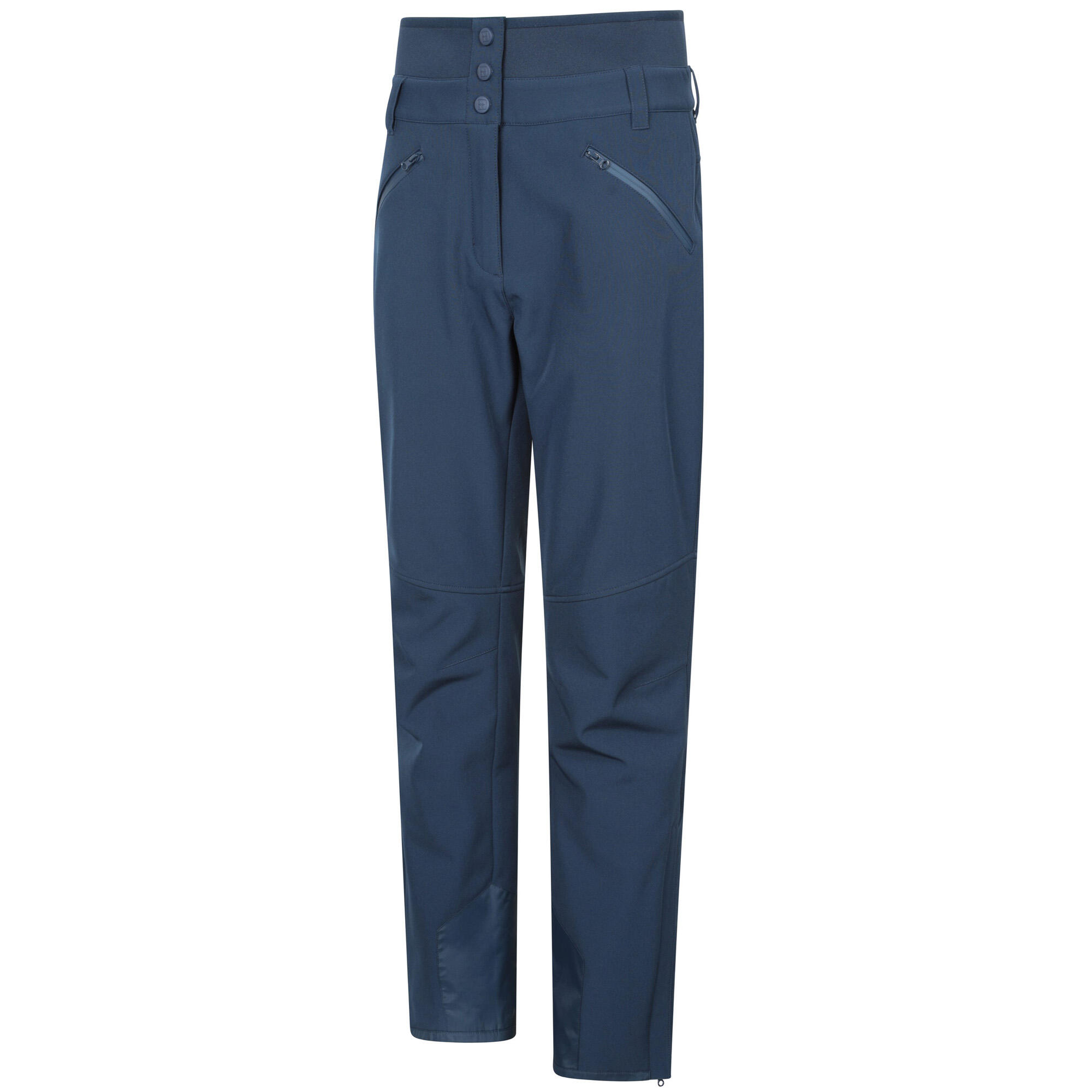 Womens/Ladies Avalanche RECCO High Waist Ski Trousers (Dark Blue) 3/4