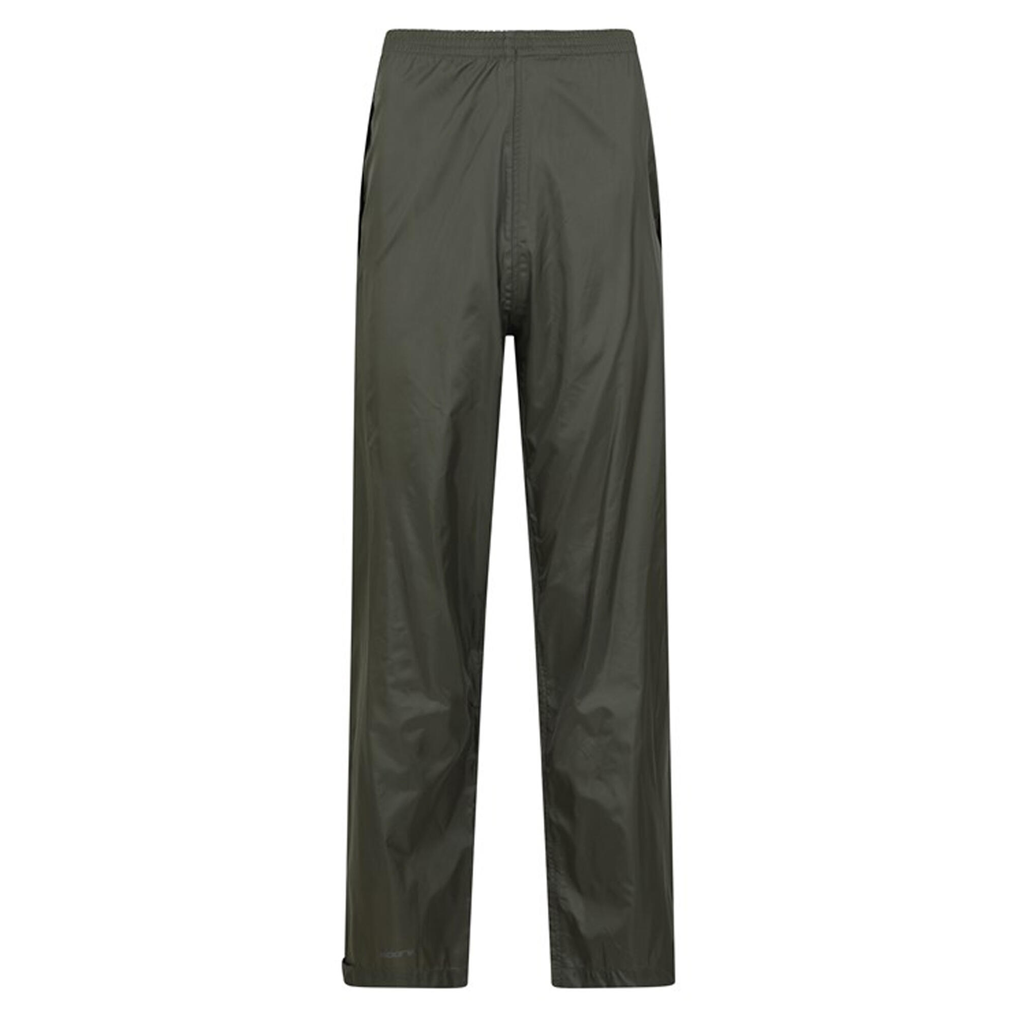 MOUNTAIN WAREHOUSE Mens Pakka Waterproof Over Trousers (Khaki Green)