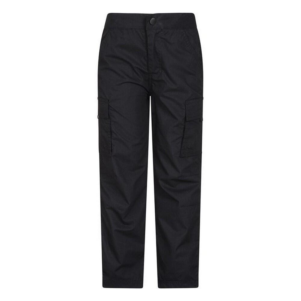 MOUNTAIN WAREHOUSE Pantaloni Cargo Leggera Bambini Mountain Warehouse Nero