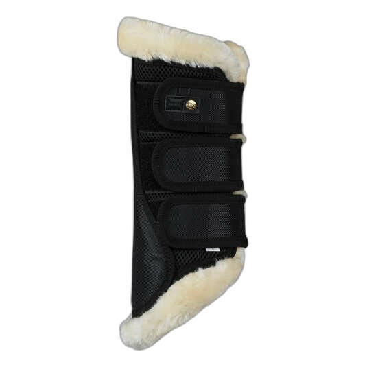 Closed front paardenlaarzen met bont en peesbescherming Horze Lincoln 2/4