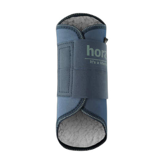 Stinchiere per cavalli chiuse anteriormente con fodera in pelle di pecora Horze 2/5