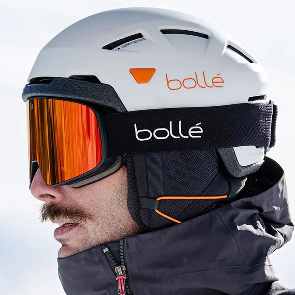 NEVADA Unisex Snow Goggles - Matte Black/Sunrise