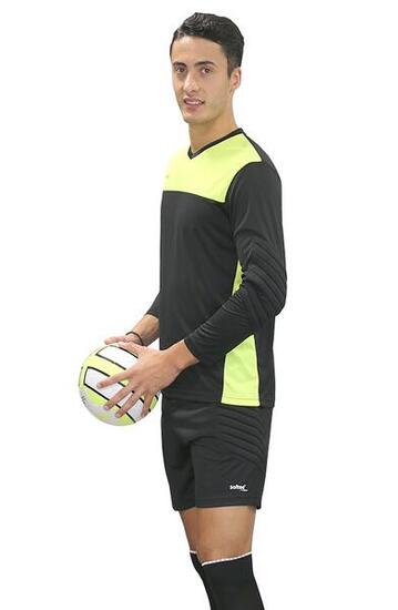 SOFTEE Torwartshirt Langarm V-Ausschnitt S