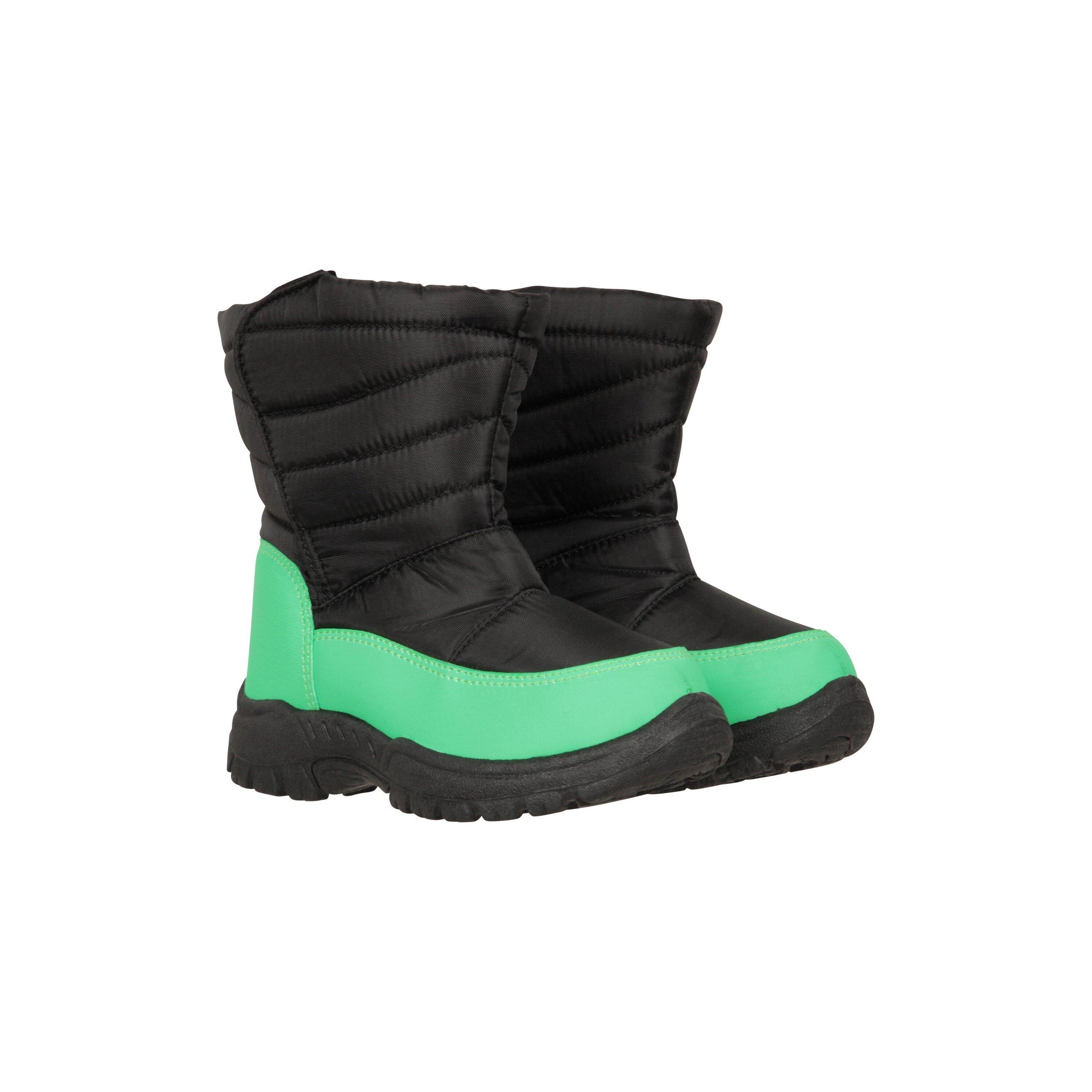 MOUNTAIN WAREHOUSE Childrens/Kids Caribou Adaptive Snow Boots (Bright Green)