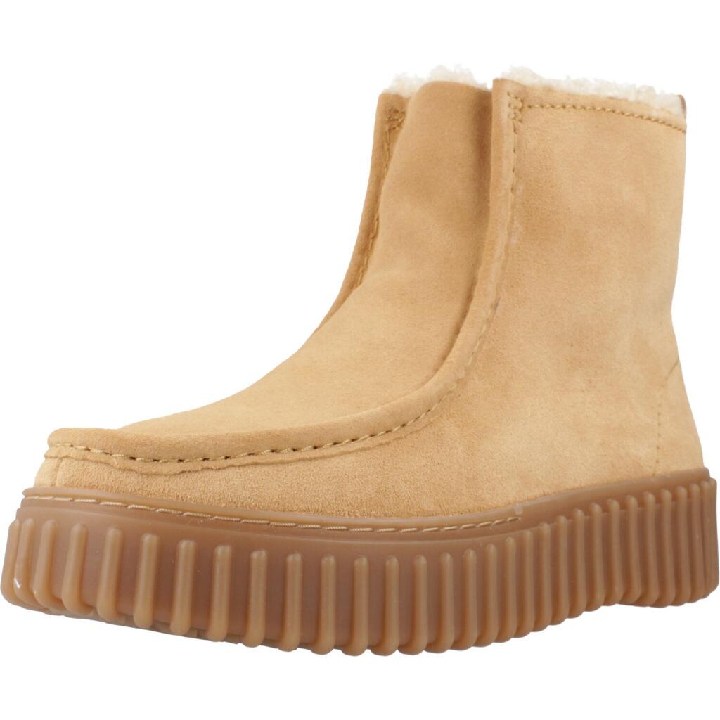 CLARKS TORHILL COZY Jasnobrązowy