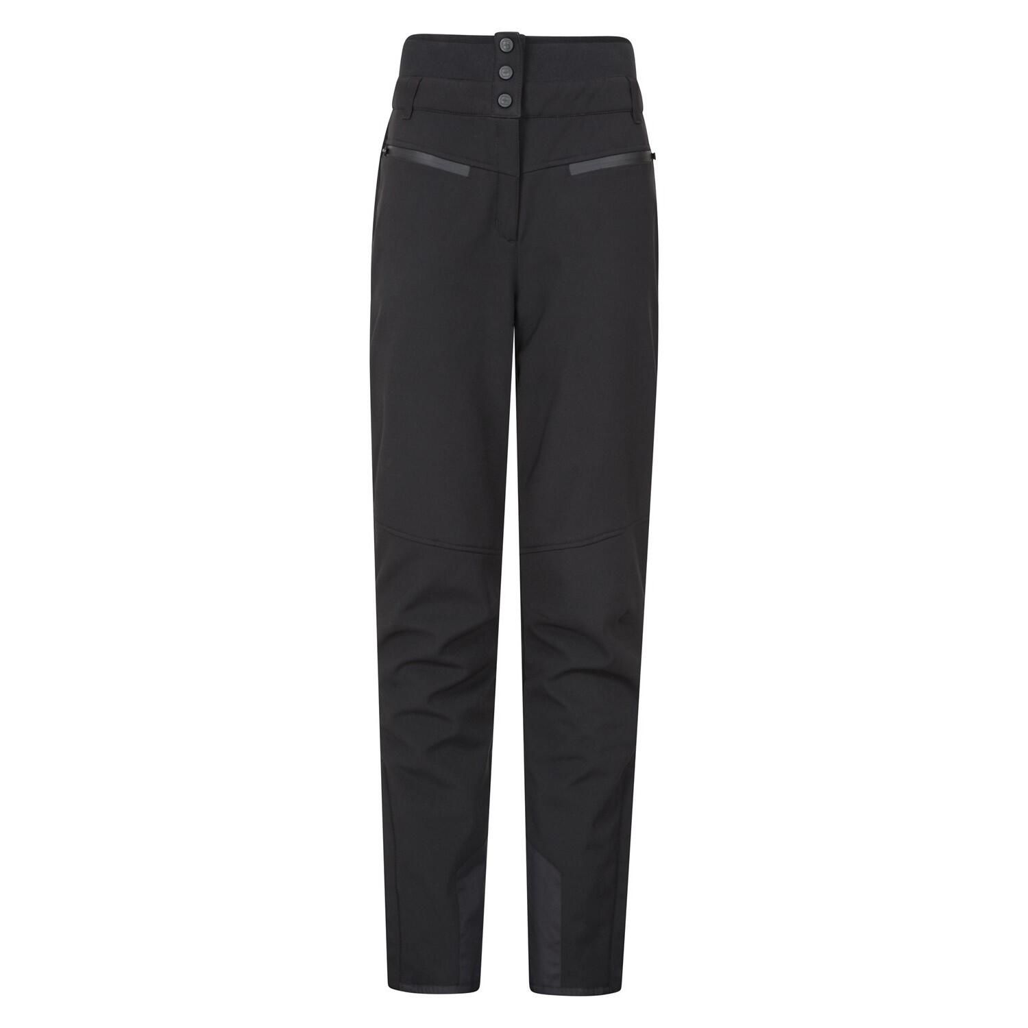 MOUNTAIN WAREHOUSE Donna RECCO Vita Alta Pantaloni Da Sci Mountain Warehouse Avalanche Nero