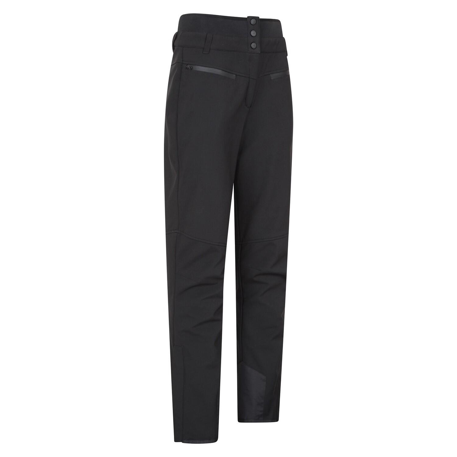 Womens/Ladies Avalanche RECCO High Waist Ski Trousers (Black) 4/4