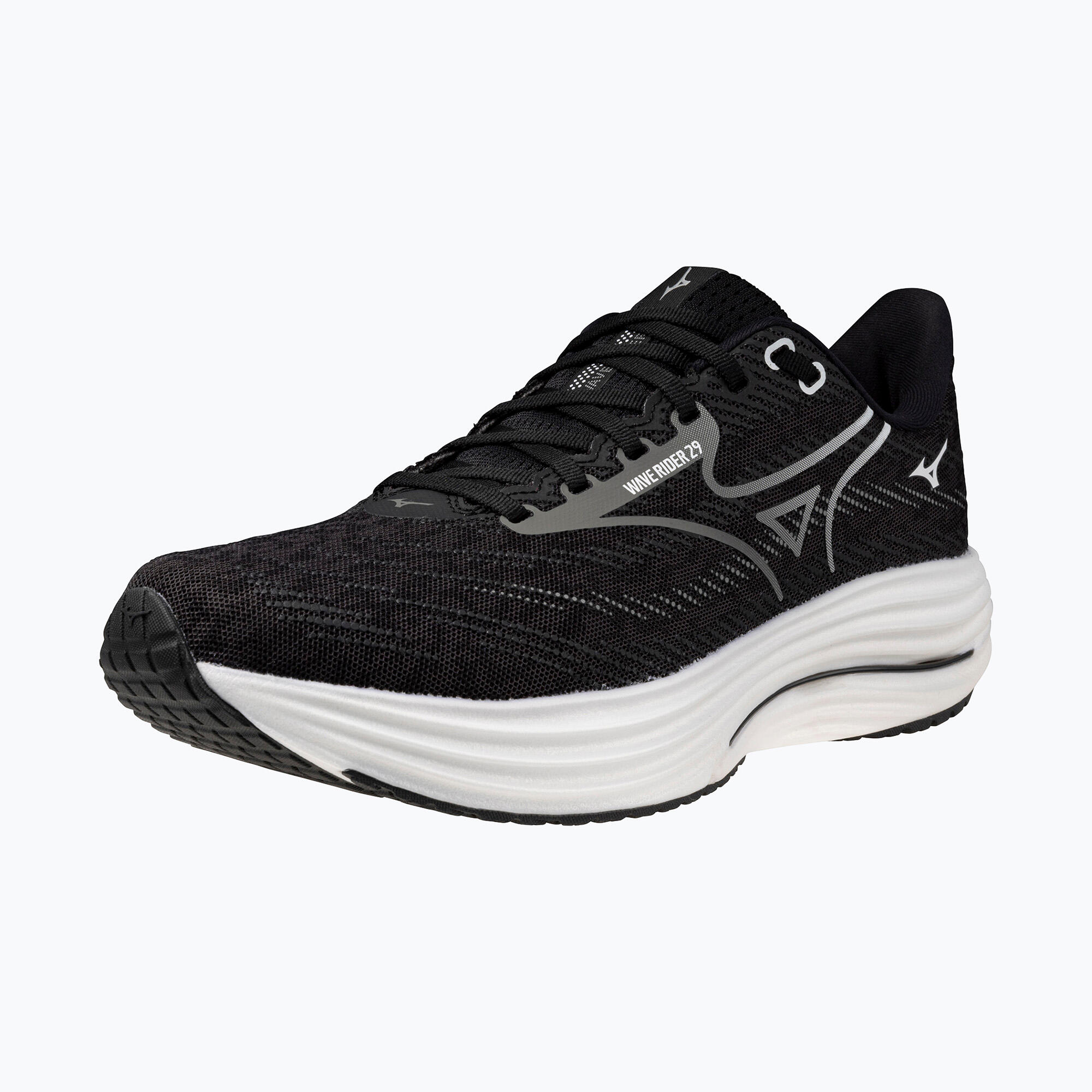 Buty do biegania męskie Mizuno Wave Rider 29 Black 3/5