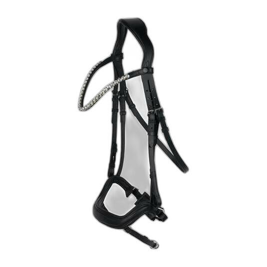 Bridons équitation pour cheval anatomique avec frontal cristal Horze Highbury