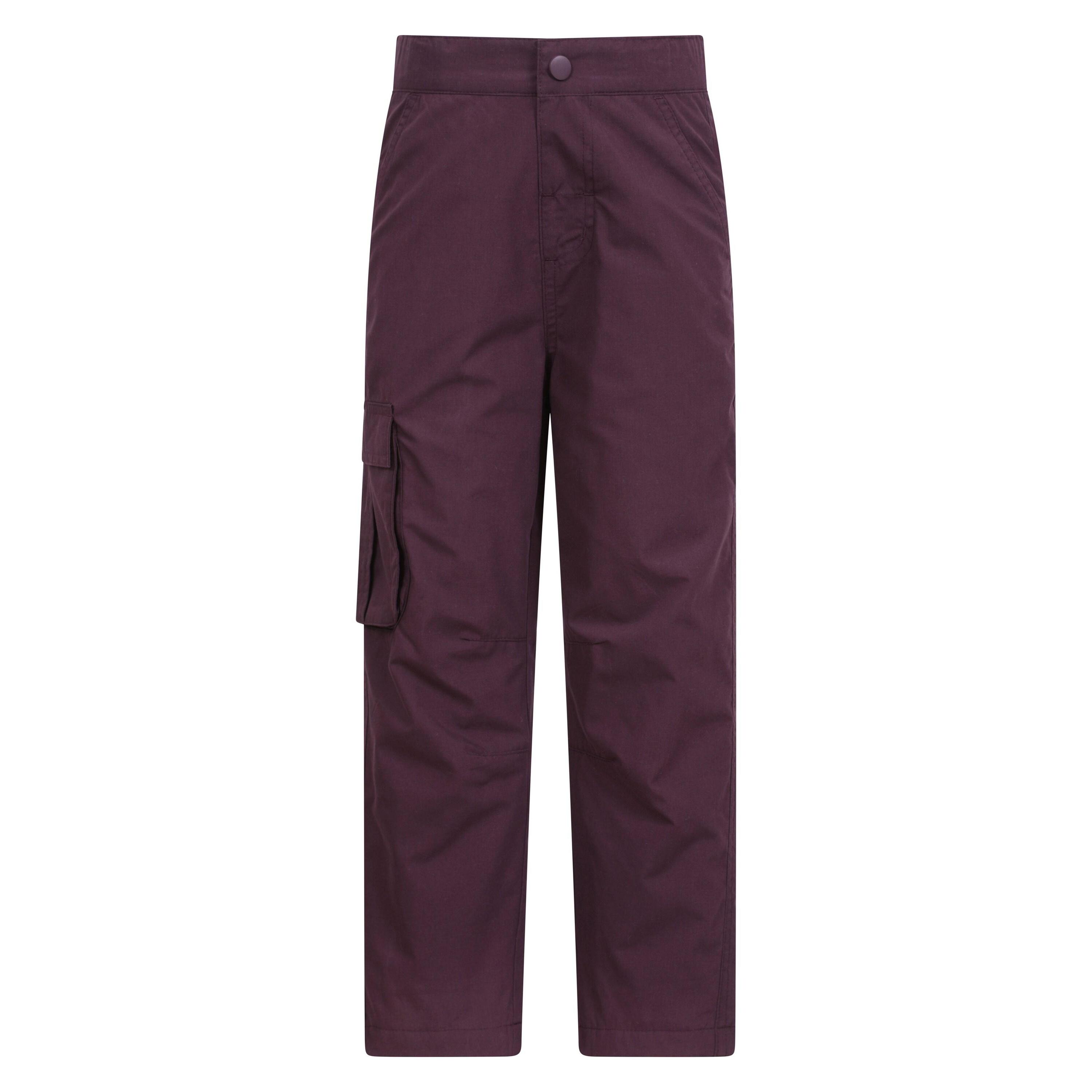 MOUNTAIN WAREHOUSE Childrens/Kids Trek Winter Hiking Trousers (Purple)