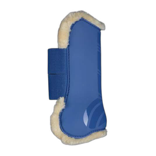 Paardenlaarzen met open voorkant en voering van imitatiebont Horze Windsor 3/4
