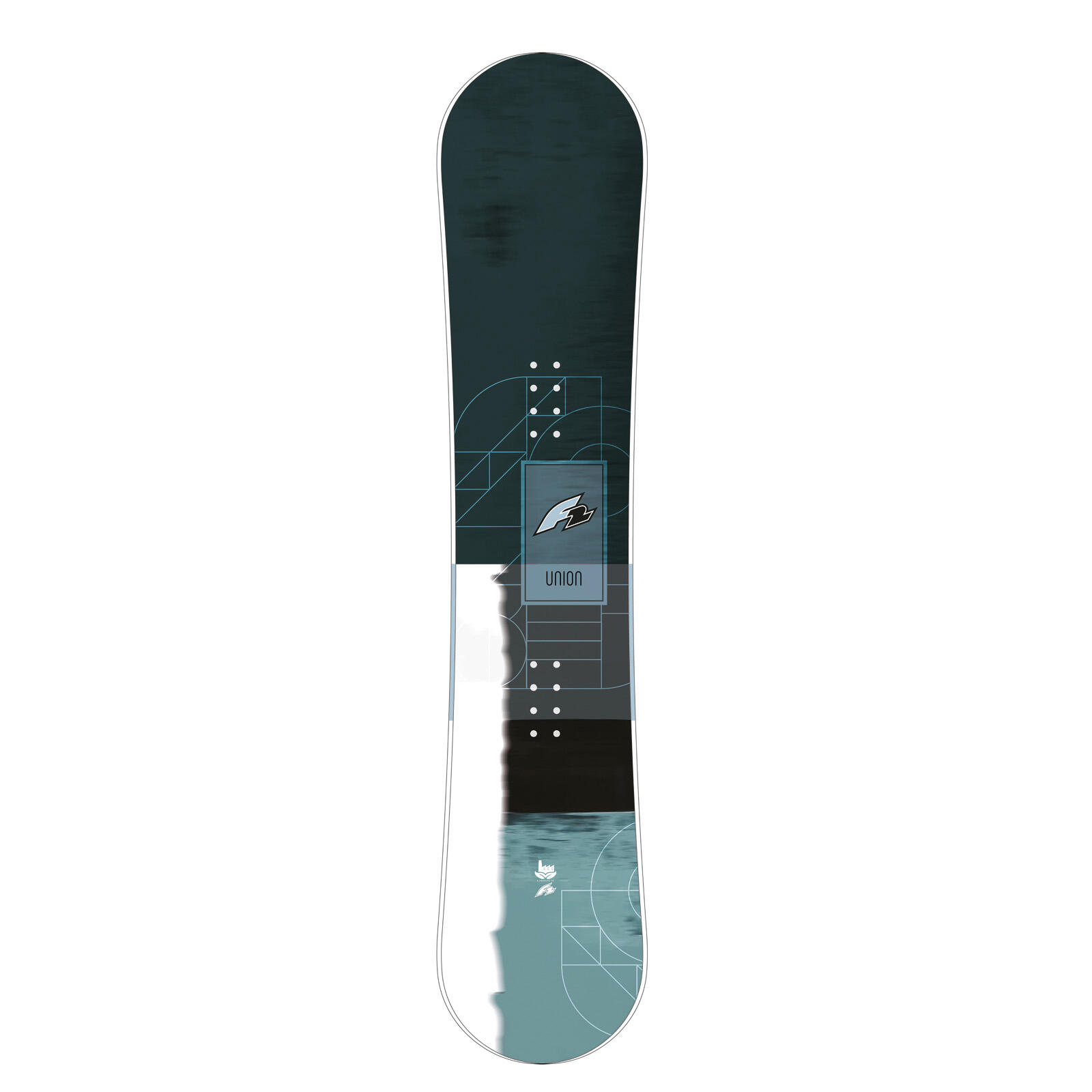 F2 Set Snowboard Junior Union Aqua 140cm + Pipe Bindung M 2/4