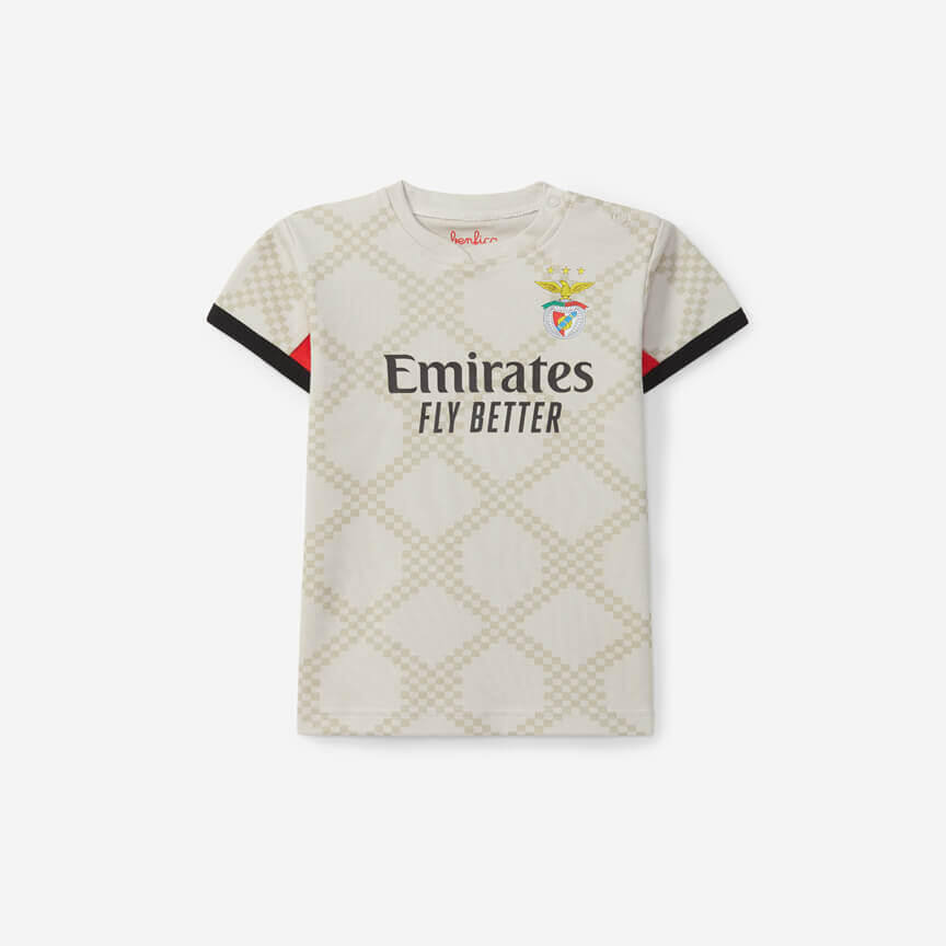 Sl Benfica - T‑shirt Réplique Tenue Alternative Beige Sl Benfica 2025‑2026 - T-shirt Manches Courtes - Beige - Decathlon