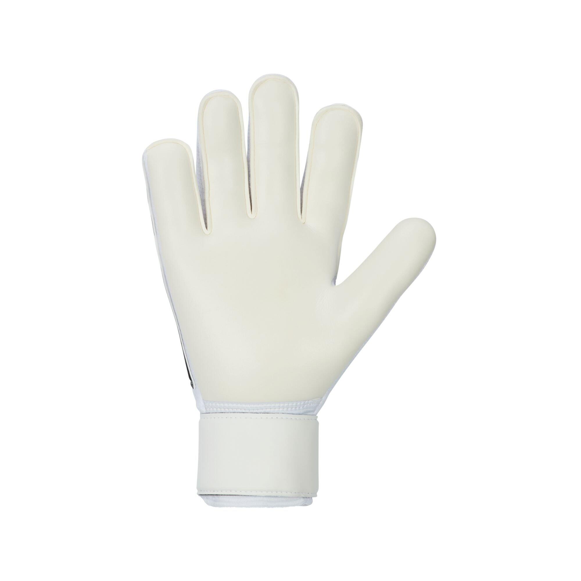 Luvas de guardaredes de jogo unissexo para adultos (Branco / Preto) 3/3