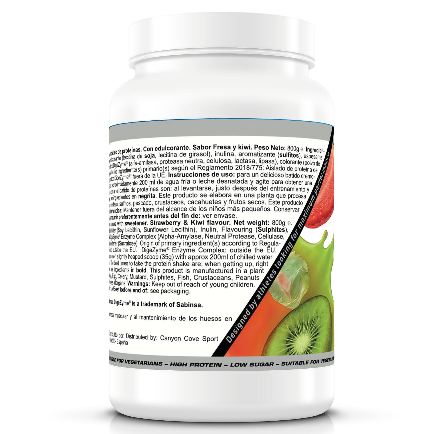 OXYPRO - ISOLATE (con DigeZyme®) - 800g sabor Strawberry & Kiwi 3/3