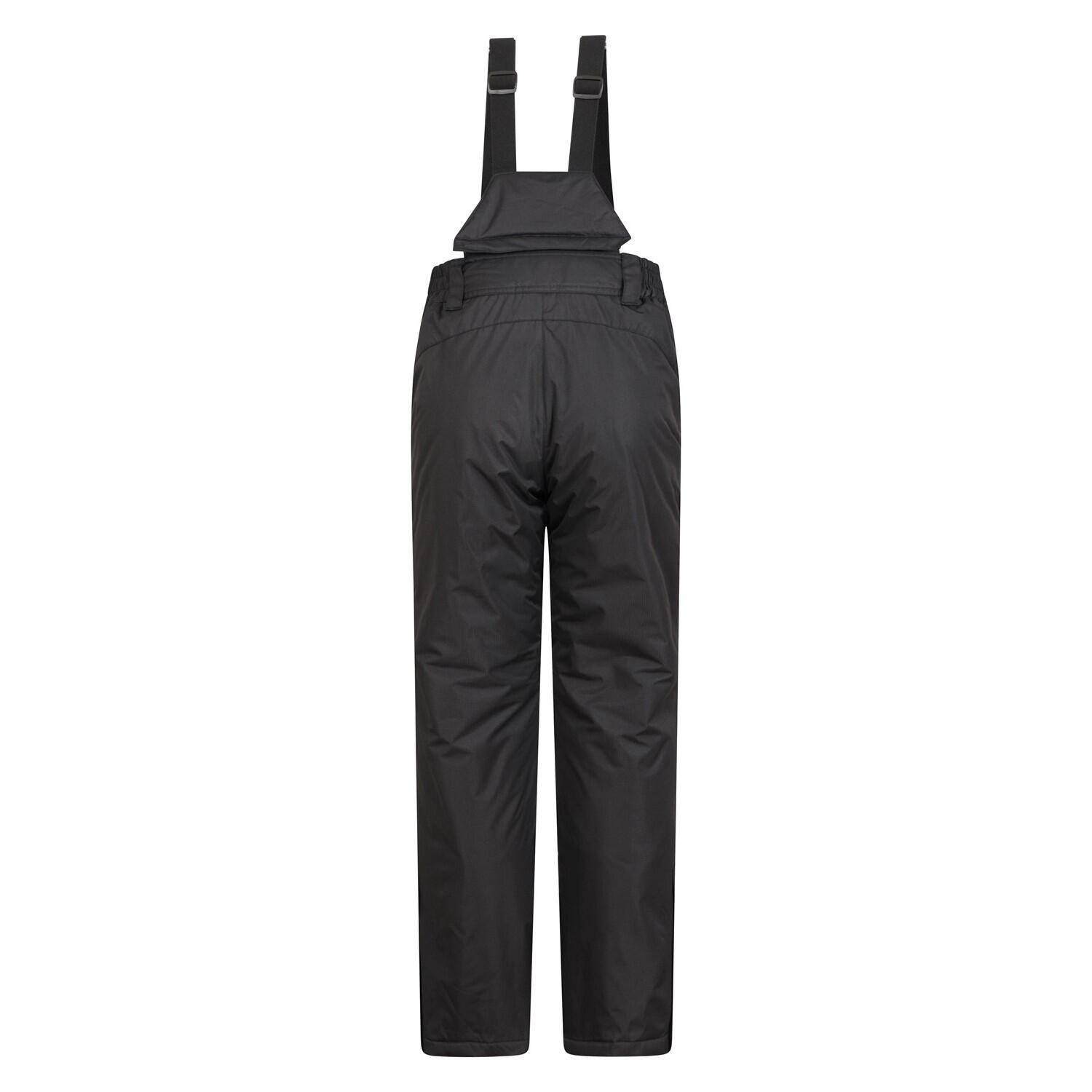 Womens/Ladies Moon Slim Leg Ski Trousers (Black) 2/4