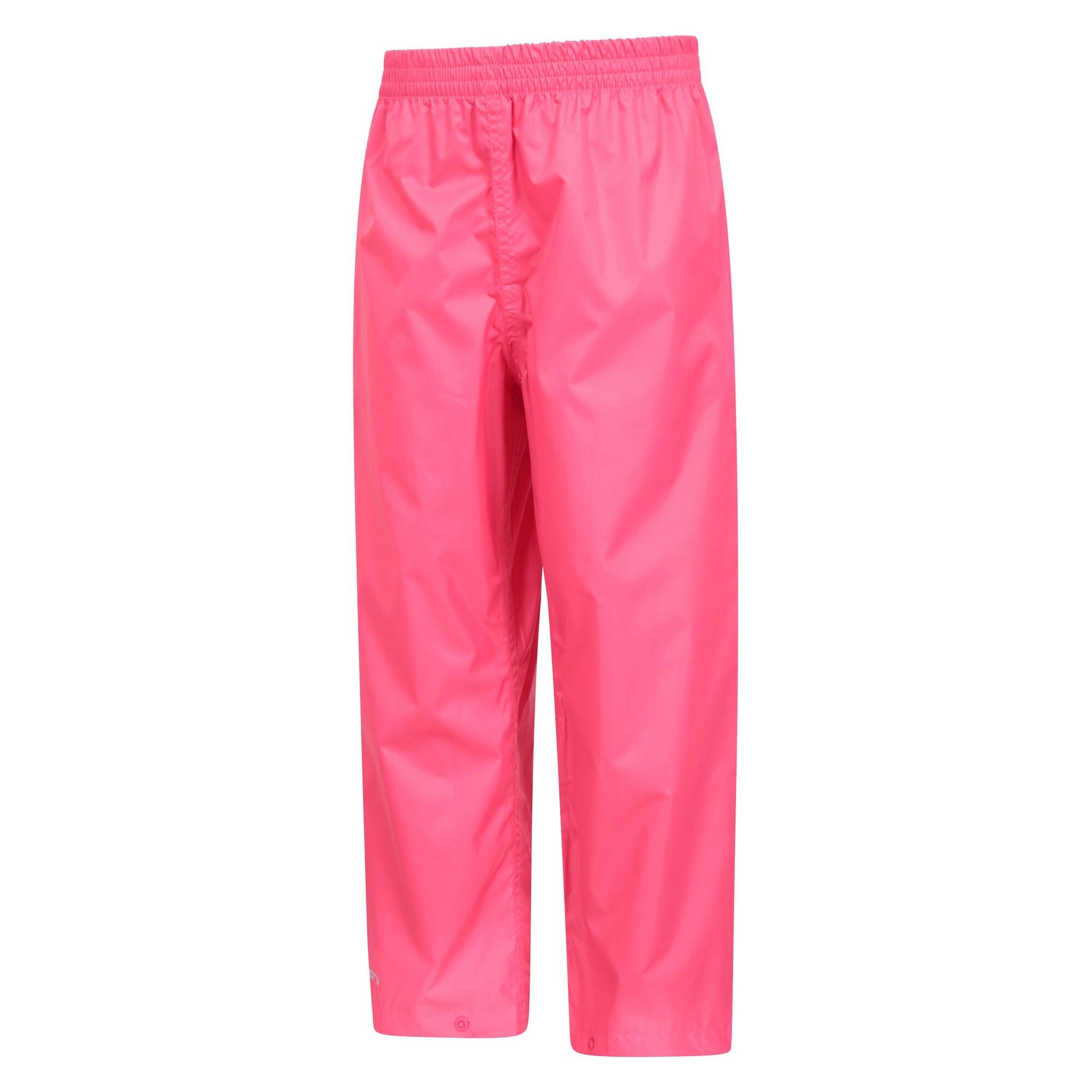 Pantalon De Pluie PAKKA Enfant (Rose Vif) 3/4