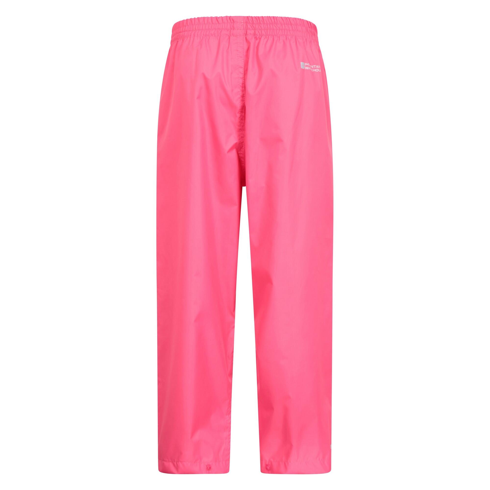 Pantalon De Pluie PAKKA Enfant (Rose Vif) 2/4