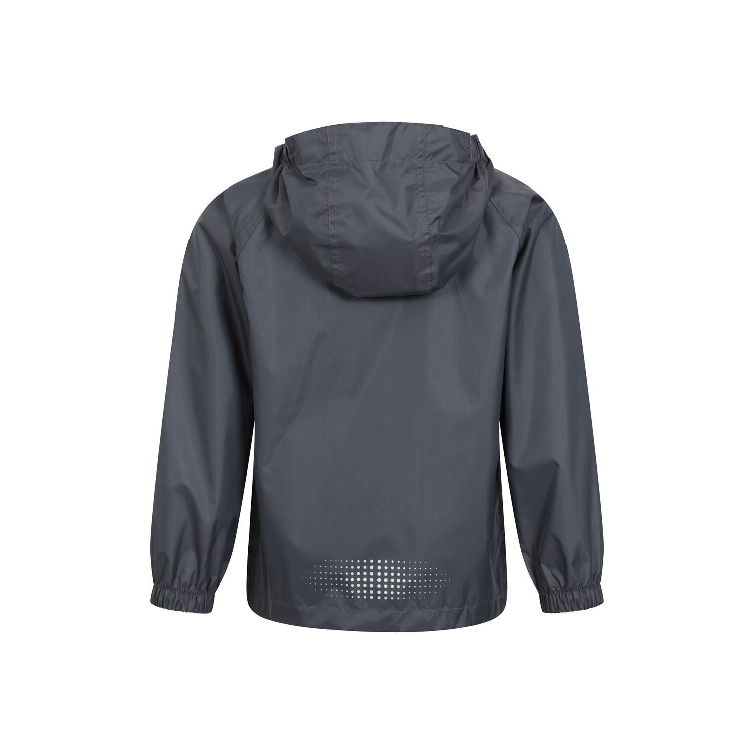 Childrens/Kids Pakka II Waterproof Jacket (Black) 2/4