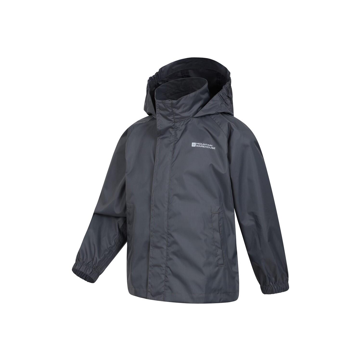 Childrens/Kids Pakka II Waterproof Jacket (Black) 4/4