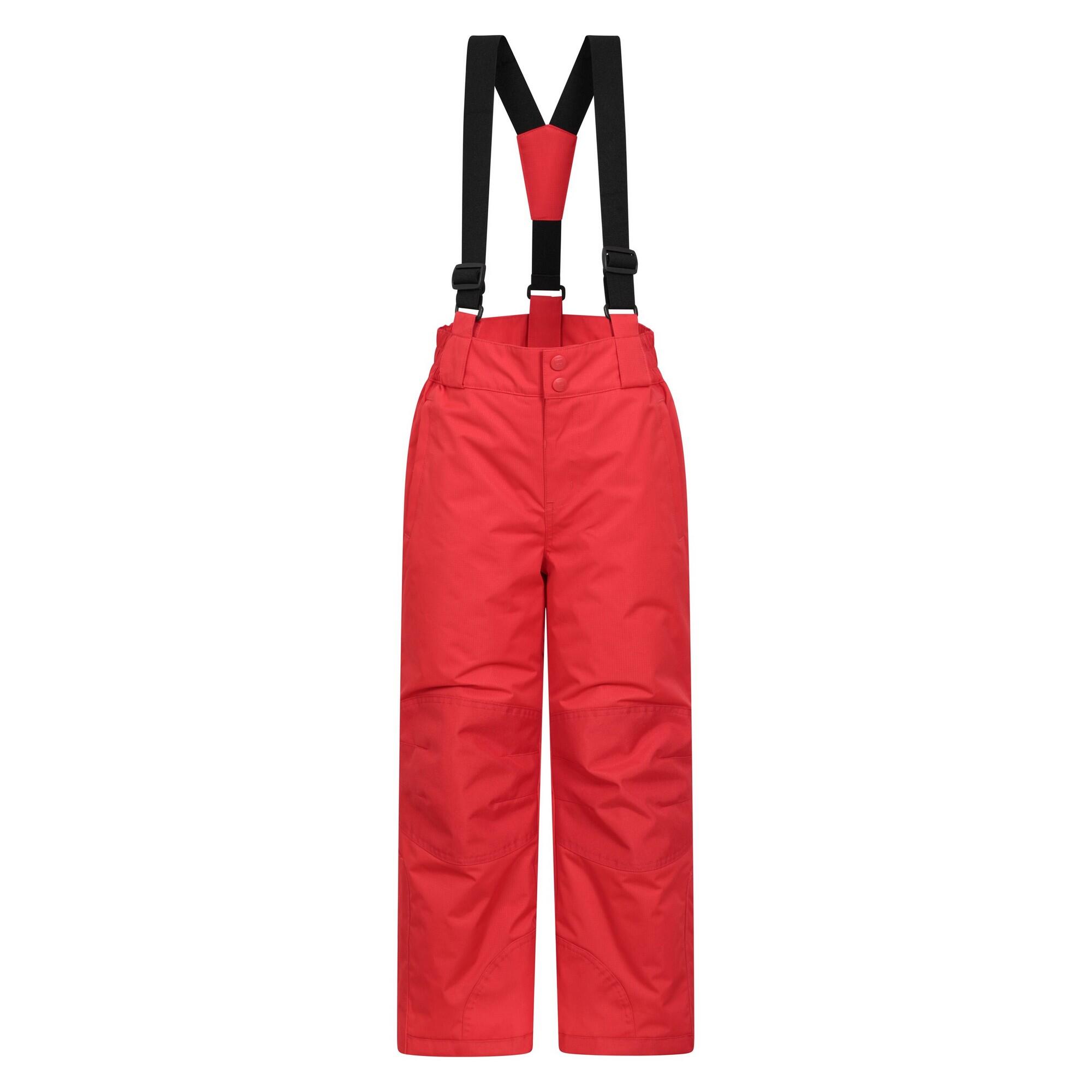 MOUNTAIN WAREHOUSE Bambini Pantaloni Da Sci Mountain Warehouse Raptor Rosso Attivo
