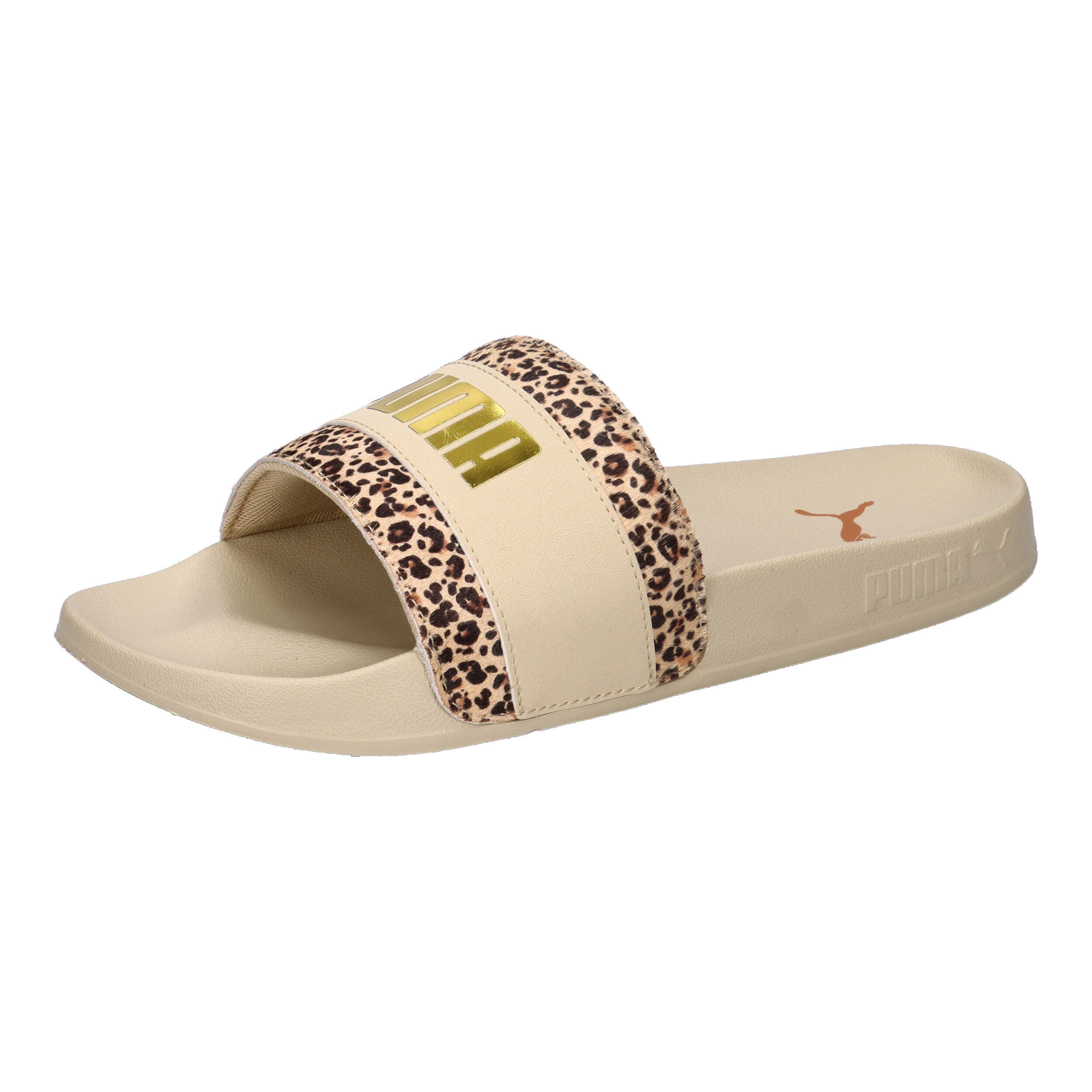 Puma - Claquettes Puma Modèle Leadcat 2.0 Animal Flair Couleur Imprimé Animalier - Claquettes - Blanc - Decathlon