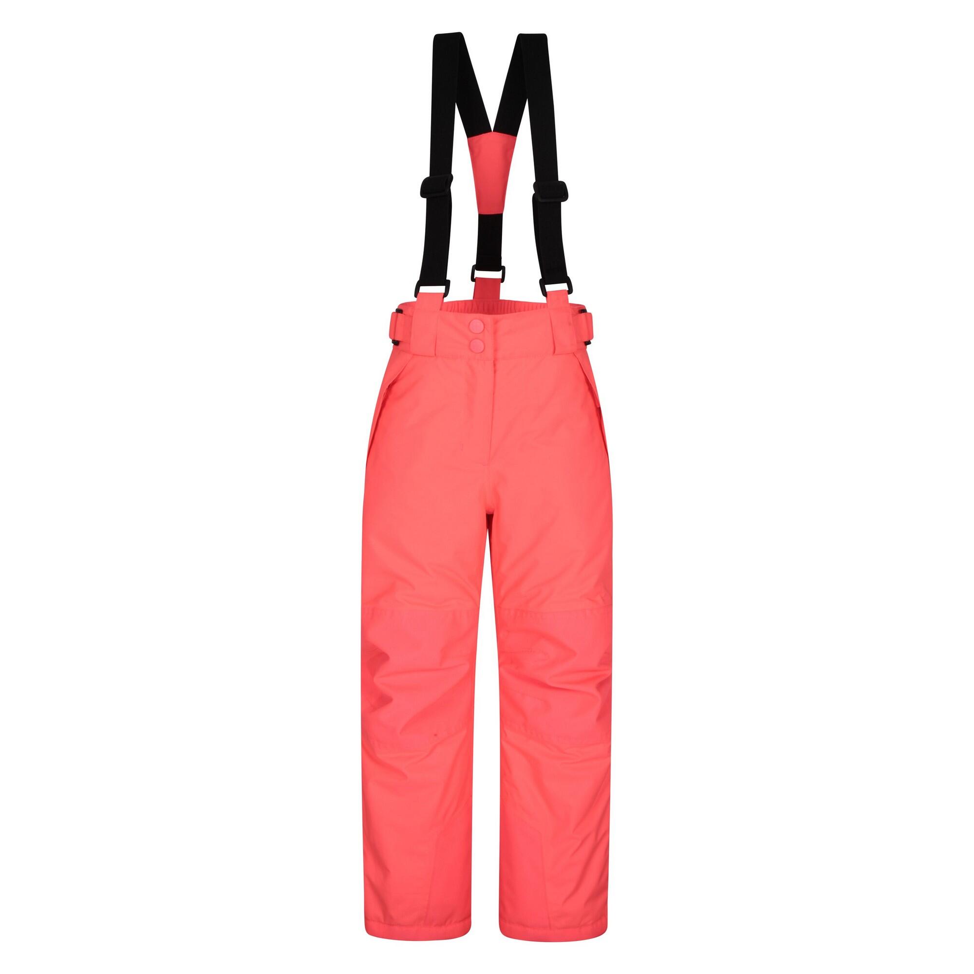 MOUNTAIN WAREHOUSE Childrens/Kids Falcon Extreme Ski Trousers (Pink)