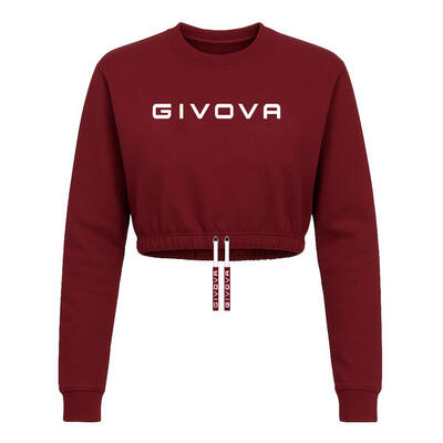 Givova Damen Cropped-Langarmshirt Baumwolle L