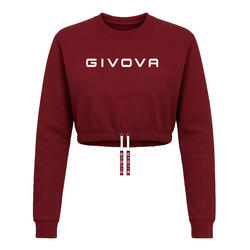 Givova Top Crop Manche Longue Coton Femme L