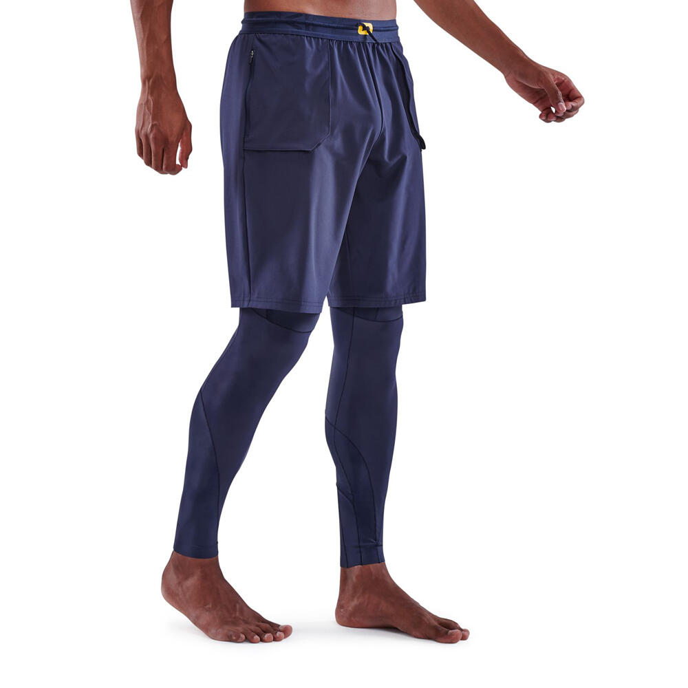 SKINS Compression Series-5 Mens Travel And Recovery Long Tights