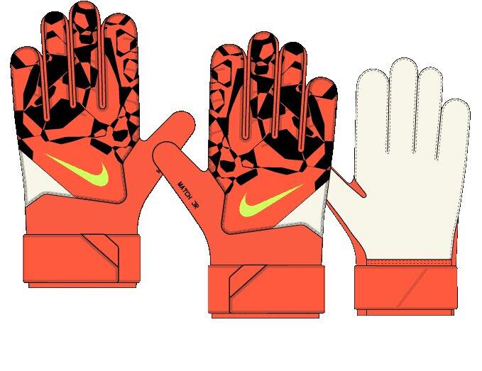 Guanti da portiere Nike Gk Match Junior 3/4