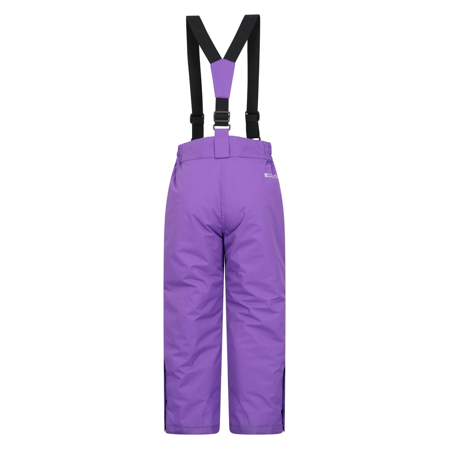 Childrens/Kids Honey Ski Trousers (Purple) 3/6