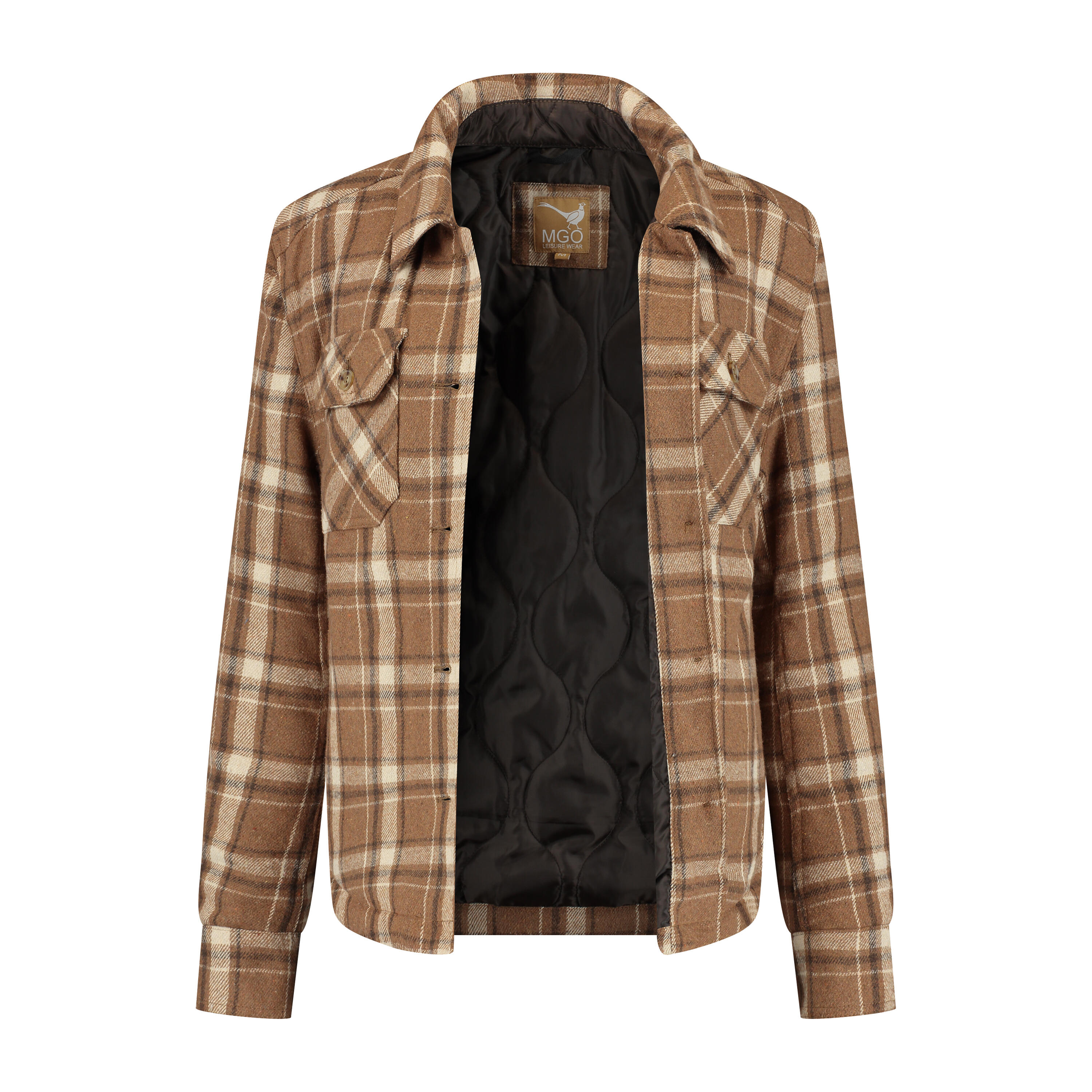 Jessy Damen – Gesteppte Outdoor-Weste – Braun 6/7