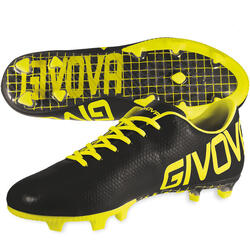 Givova Scarpa Metal – Noir/Jaune Fluo, UNICA